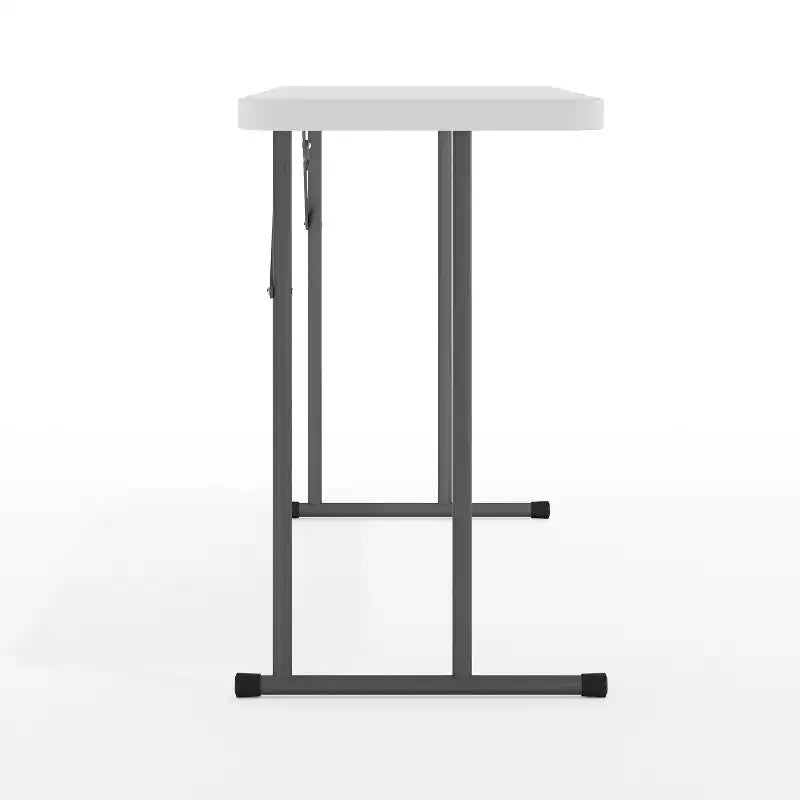 Flash Furniture 5-Foot Granite White Plastic Folding Training Table