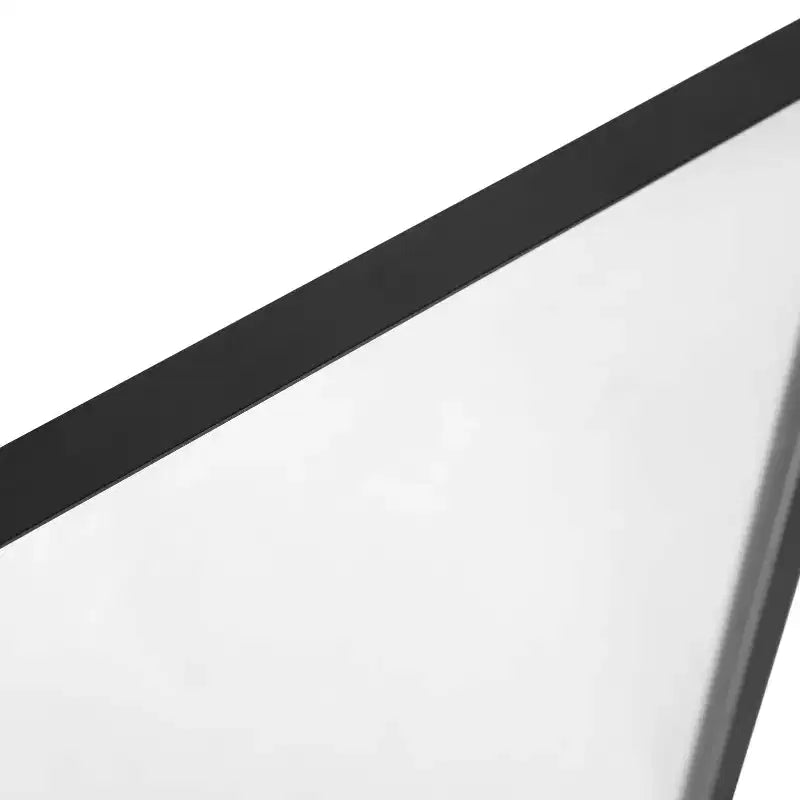 Merrick Lane Hanging Mirror Modern Metal Frame Bordered Wall Mount Mirror with Rounded Corners